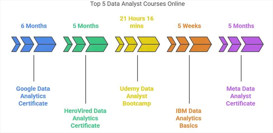 5 Best Data Analyst Courses Online