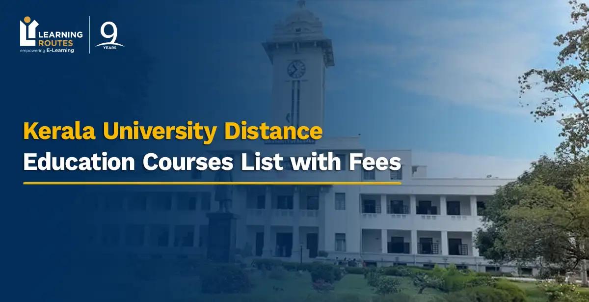 Kerala University Distance Education Courses List with Fees