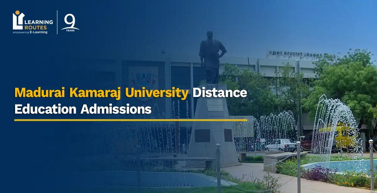 Madurai Kamaraj University Distance Education Admissions