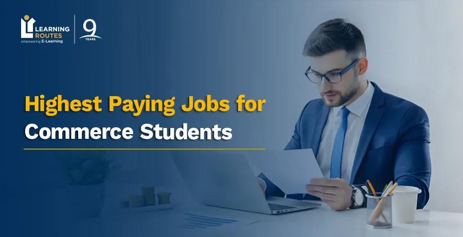 Highest Paying Jobs for Commerce Students