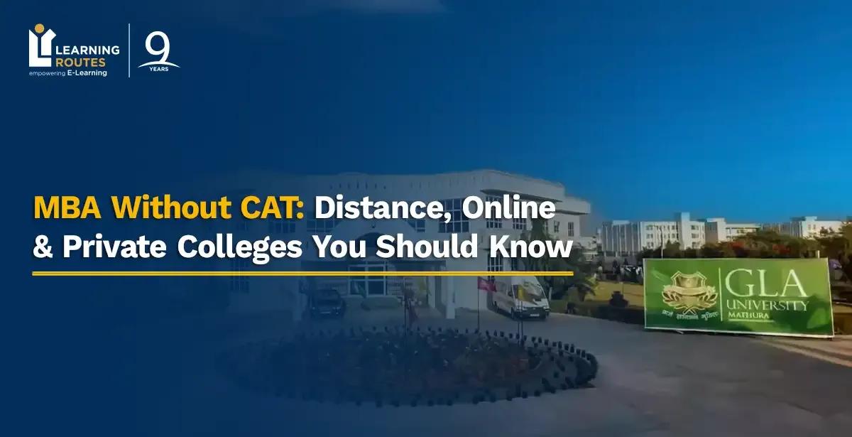 MBA Without CAT: Distance, Online & Private Colleges You Should Know