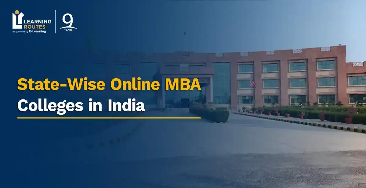 State-Wise Online MBA Colleges in India