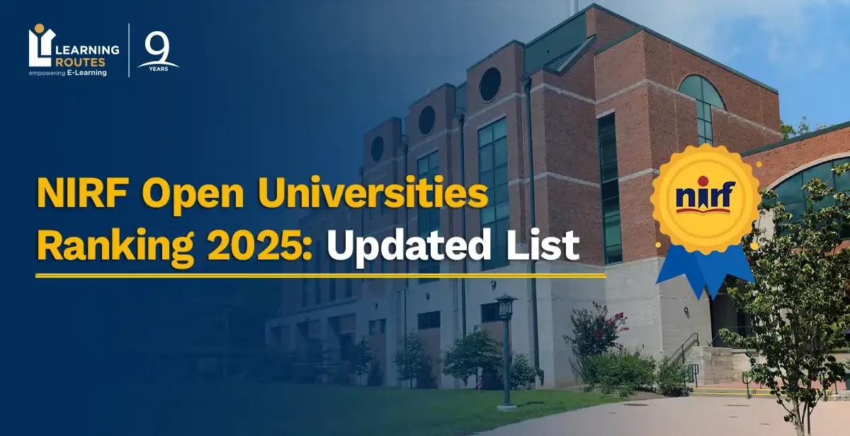 NIRF Open Universities Ranking 2025: Updated List