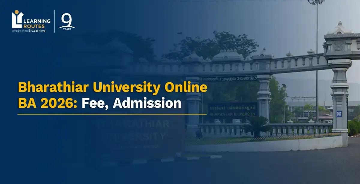Bharathiar University Online BA 2026: Fee, Admission